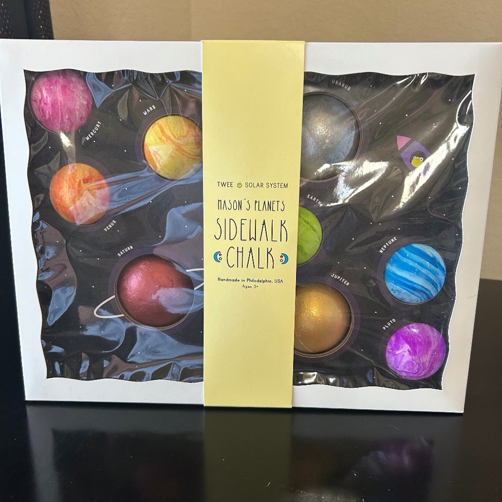 Mason’s Planets Sidewalk Chalk. NWT. Ages 3 & UP